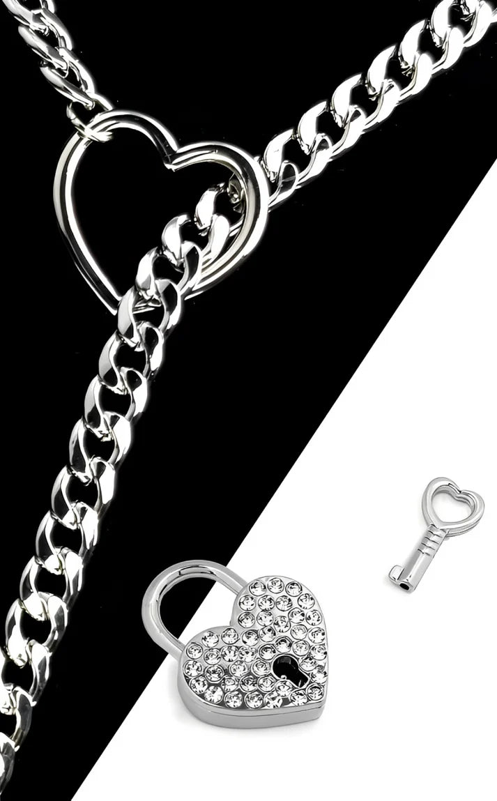 LockedLove™ - Candado Y Llave Cristal