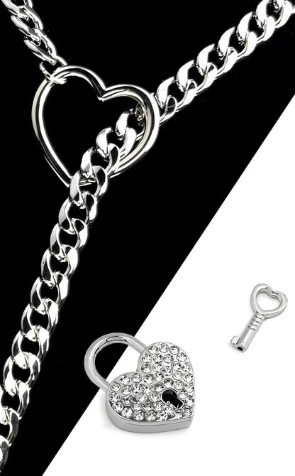 LockedLove™ - Candado Y Llave Cristal