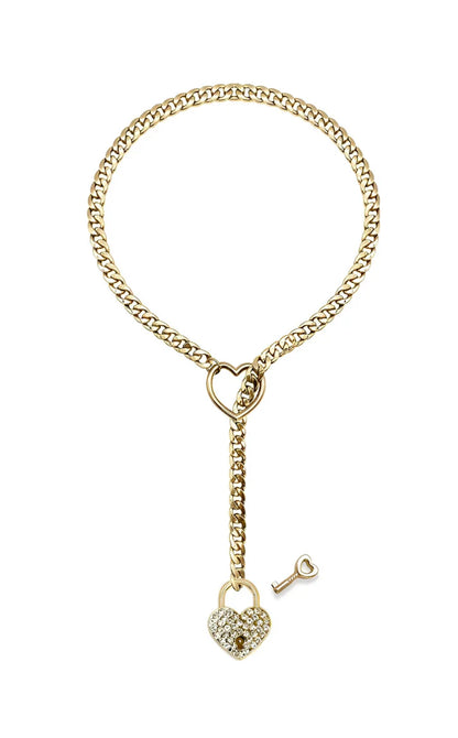 LockedLove™ - Candado Y Llave Cristal